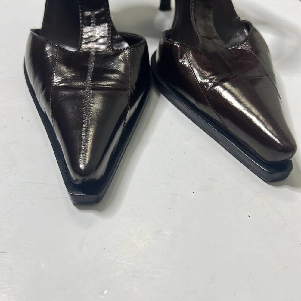 SERGIO ROSSI LEATHER SHOES SIZE 8 1/2 - Picture 9 of 10